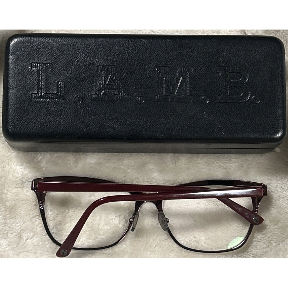 L.A.M.B. by Gwen Stefani LA023 BUR Eyeglass Frames 53-15-135 Burgundy Women's
